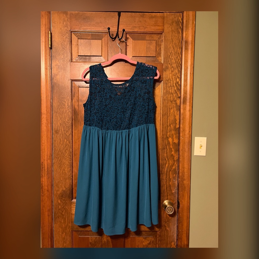 Teal dress